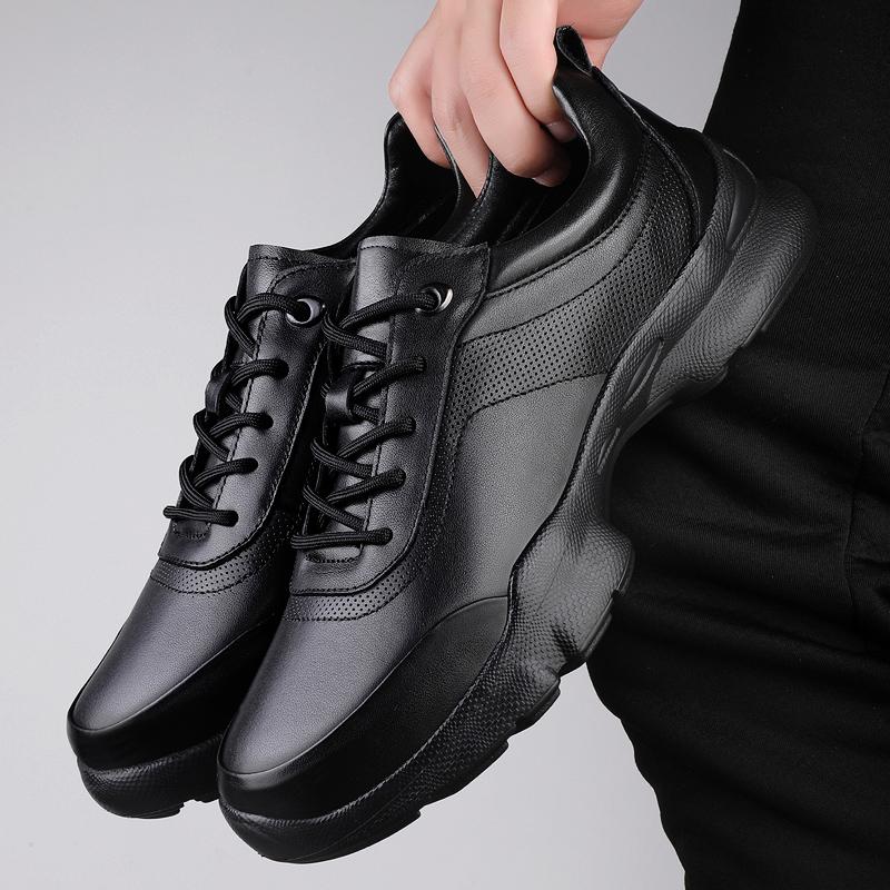 Fashion Non Slip Outdoor Casual Shoes Man Classic New Flats Handmade Male Leisure Walk Sneakers Genuine Leather Men's Casual Trainers