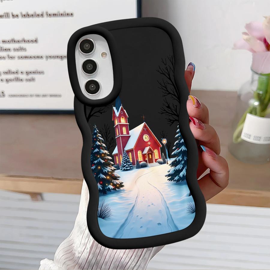 

Winter Snow Merry Christmas Soft Phone Cover Case for Samsung Galaxy A14 A13 A11 A15 A52 A12 A21s A16 A04 A05 A06 A03 A53 A33 Galaxy A12
