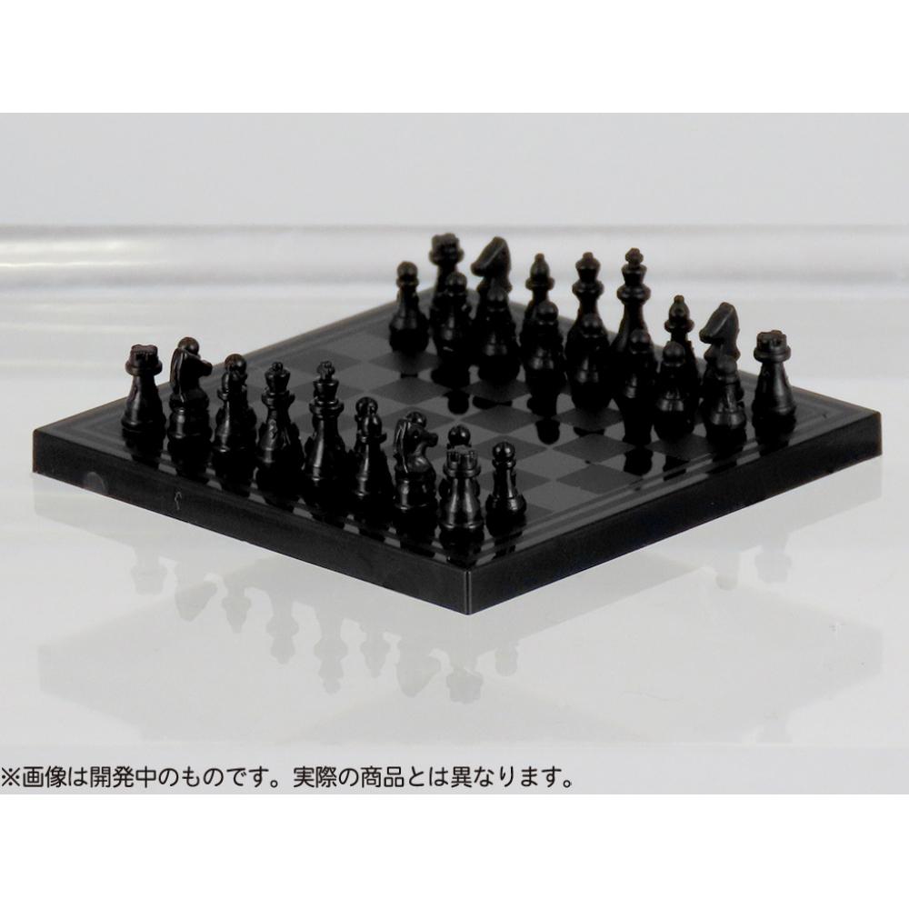 Puripura 1 12 Chess With Puripura Figures  Clear X Black 