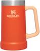 Stanley Adventure Big Grip Bierkrug 24 Unzen Isoliert Edelstahl Fasst 2 Dosen Hält Bier Kalt Langlebiger Griff Tiger Lily