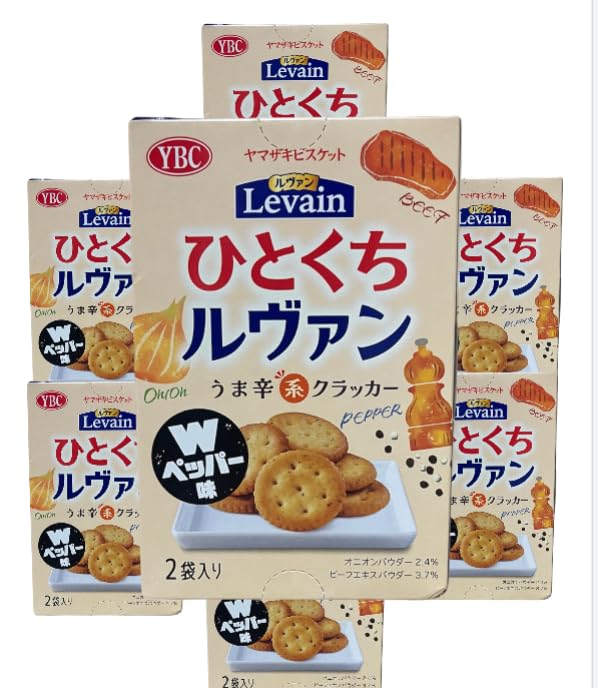 

Набор из 7 коробок пряных крекеров Lebuin со вкусом двойного перца [оптовая закупка]