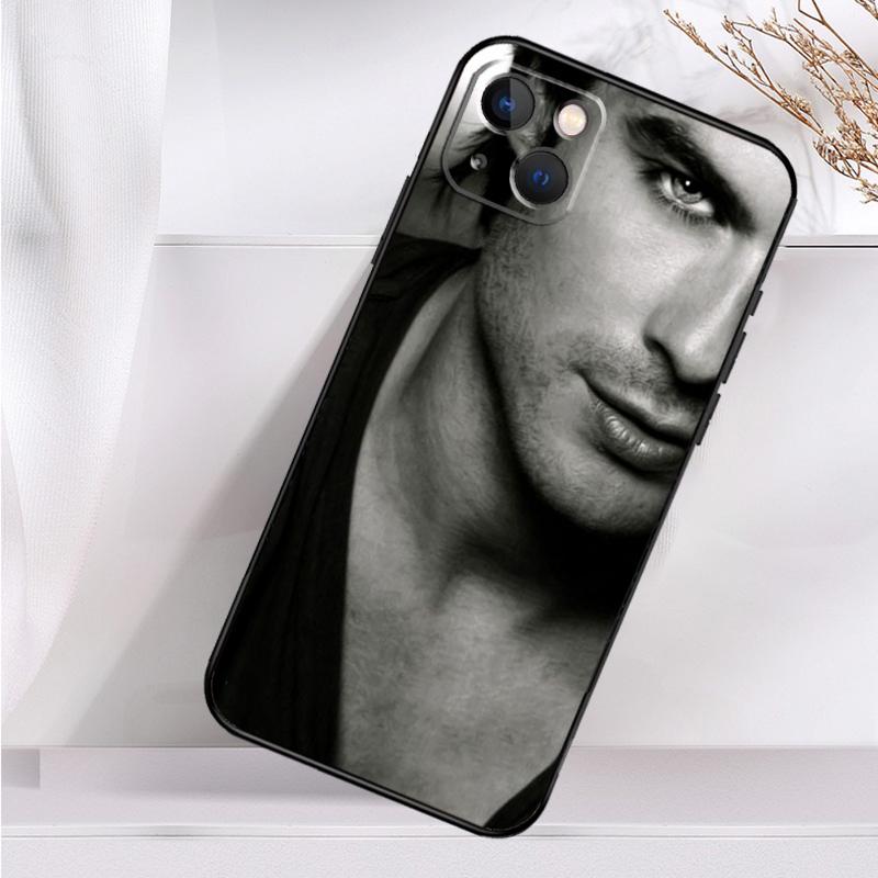 

Иэн Сомерхолдер Дневники Вампира Дэймон Ударопрочный Чехол Для iPhone 17 11 14 15 16 Pro Max Plus 12 13 Mini 16e 17 Air Чехол Для Телефона iPhone 14 Pro