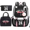 Heatedrivalry Printed School Bag Middle School Student Backpack Pencil Bag Lunch Bag 3-In-1 60116-2