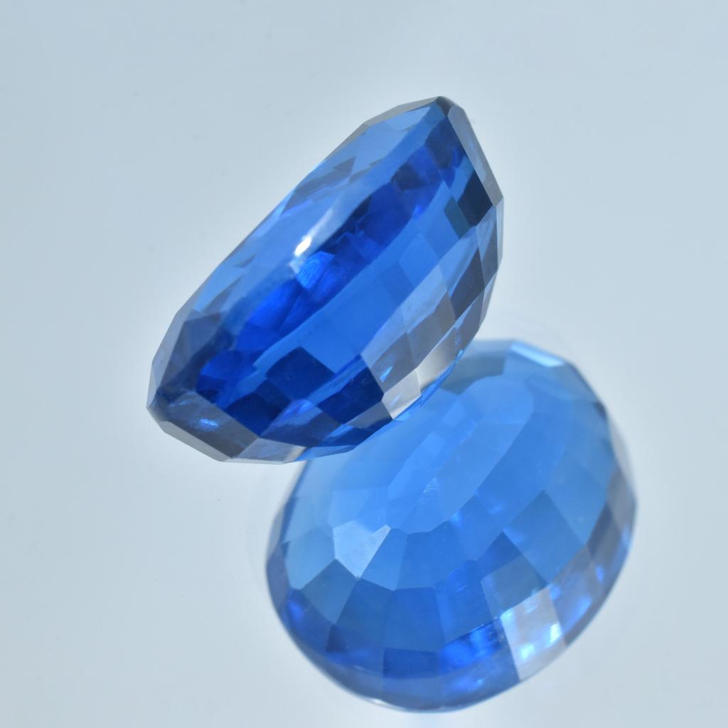 Natural Blue Tanzanite Loose Gemstone Oval Cut 13.20 Ct for Jewelry Making and Gem Collections