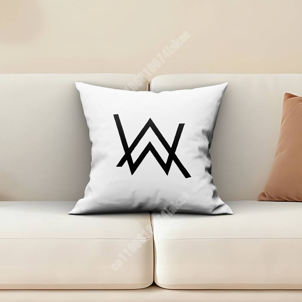 DJ AAlan Walker Faded Walkerworld Pillow Cover Sofa Couch Cushion Case Creative Workspace Accent Home Decor