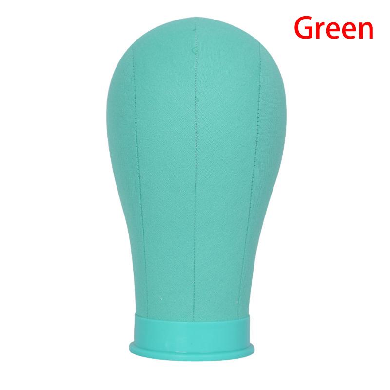 Colorful Canvas Block Head Kit Training Mannequin Wig Head Display Styling Mannequin Manikin Head Wig Stand Wig Head Stand