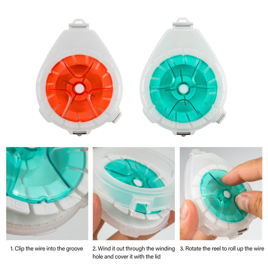 Portable Line Storage Holder Multifunctional Fishing Line Storage Box Main Line Winding Tool Winding Board Anti Reverse