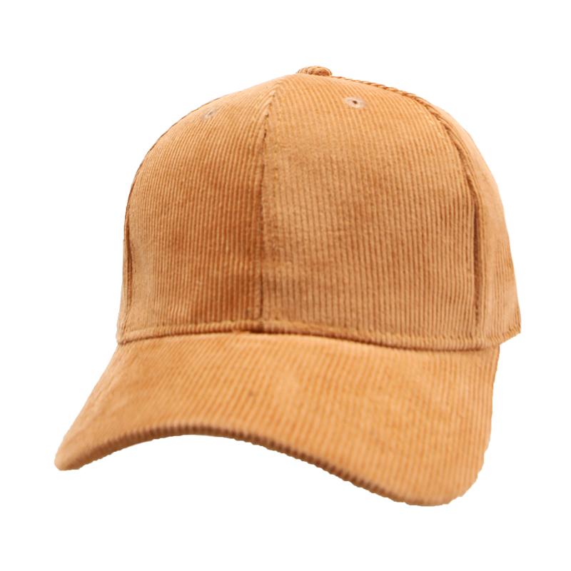 EIGHTVOLUME Ev Plain Corduroy Cap (Brown)