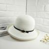 2025 Spring/Summer Women's Versatile Straw Sun Hat with Buckle - Stylish and Sun-Protective