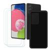 Case - FZ - Samsung Galaxy A52S - Black - Flexible - Includes 3 Tempered Glasses
