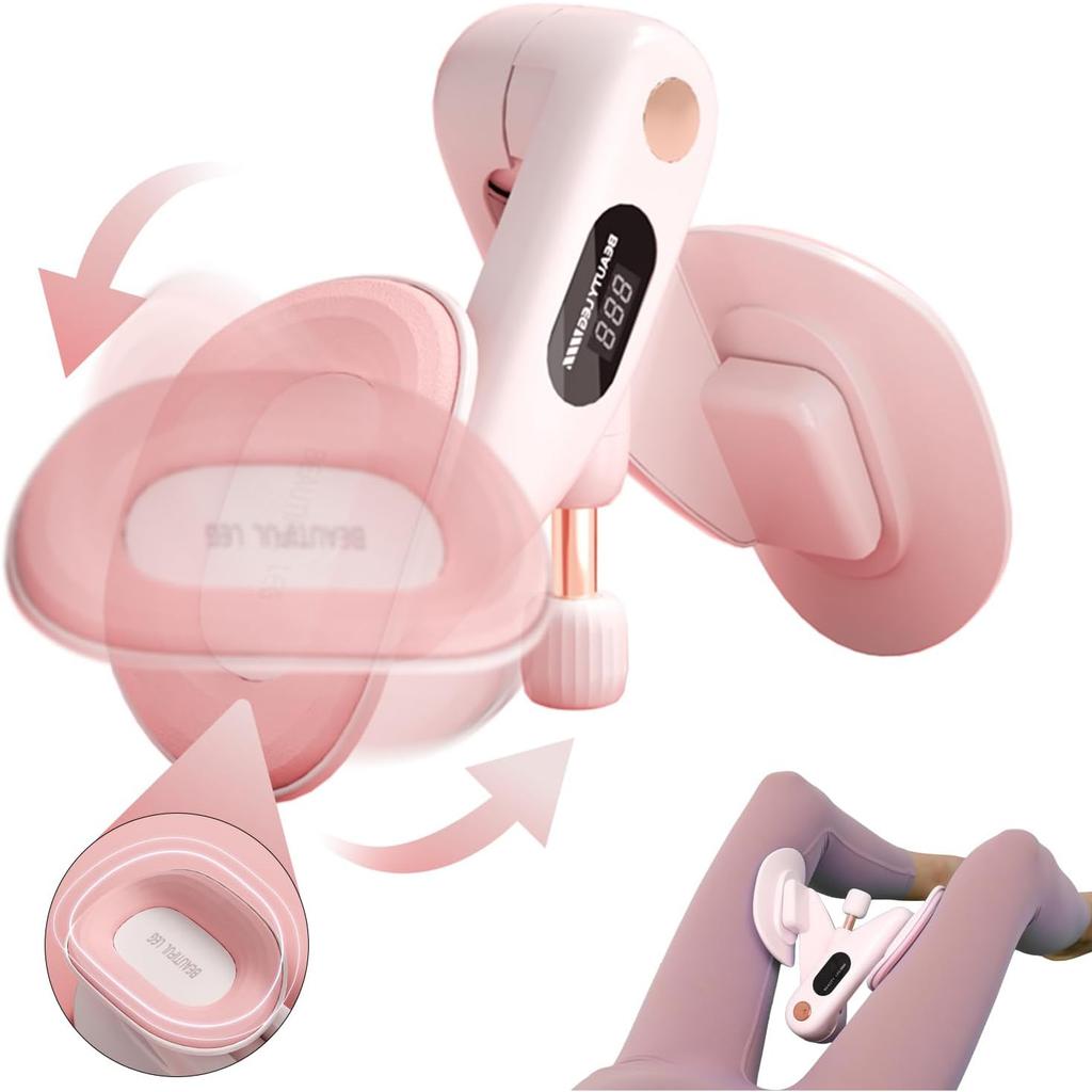 Thigh Master Hip Trainer for Beginner, Thigh Trainer, Built-in Smart Counter, Postpartum Rehabilitation Equipment, Portable Home Gym