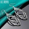925 Sterling Silver Wedding Pendant Piercing Earrings Fashionable Jewelry