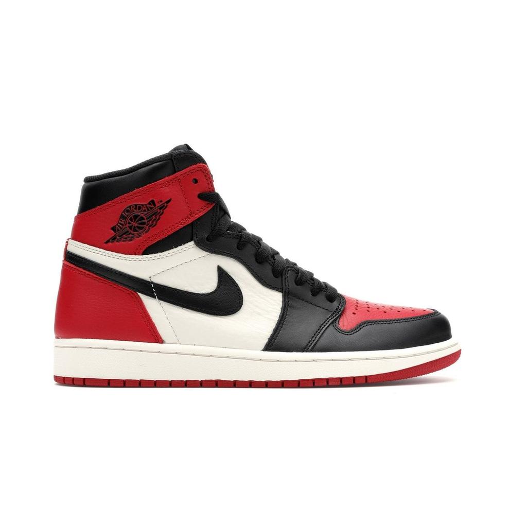 Air Jordan 1 Retro High OG Bred Toe Men Sneakers Gym-Red Summit-White-Black 555088-610