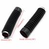 55mm 15 Knots Front Fork Cover Absorber Shock Protector Black 2PCS