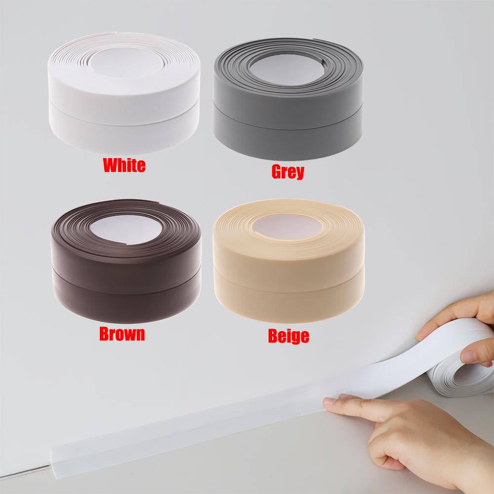 3.2m Waterproof Bathroom Kitchen Seal Tape Sink Edge Sealing Strip Wall Corner