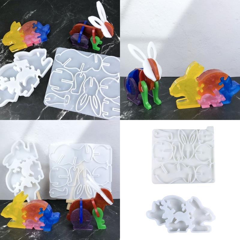 Practical Sturdy Silicone Mould Accessory for Rabbit Candle Holders Portable for Handmade Gifts and Home Accent