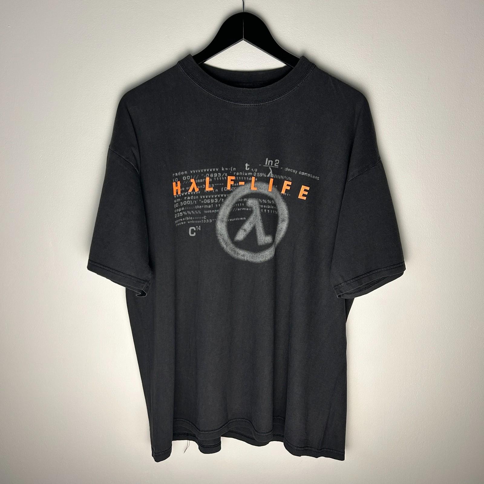 Vintage Half-Life 1998 Game T-shirt XL Unisex T-Shirt XL