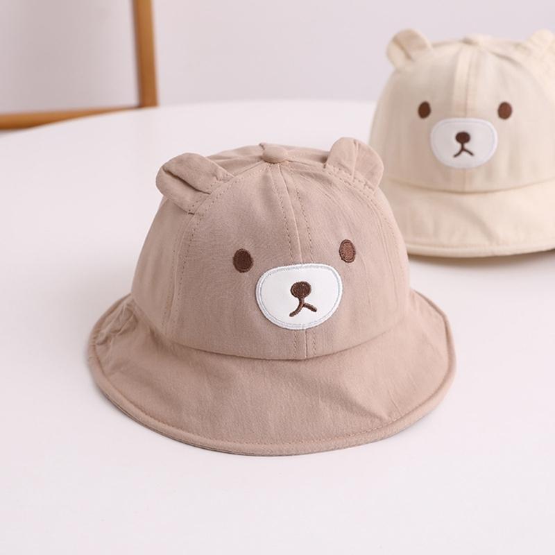 Baby Fisherman Hat Wide Brimmed Bucket Hat for Toddler Girls Boys Sun-proof Infant Sun Hat Floppy Caps Baby Accessories