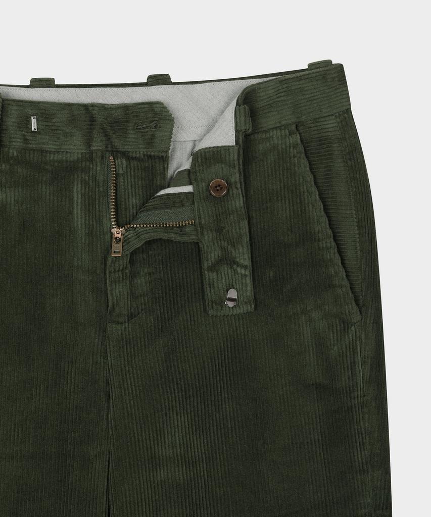 BROOKS BROTHERS Slim Fit 8W Corduroy Pants (Green) (Bbpcmnf402)