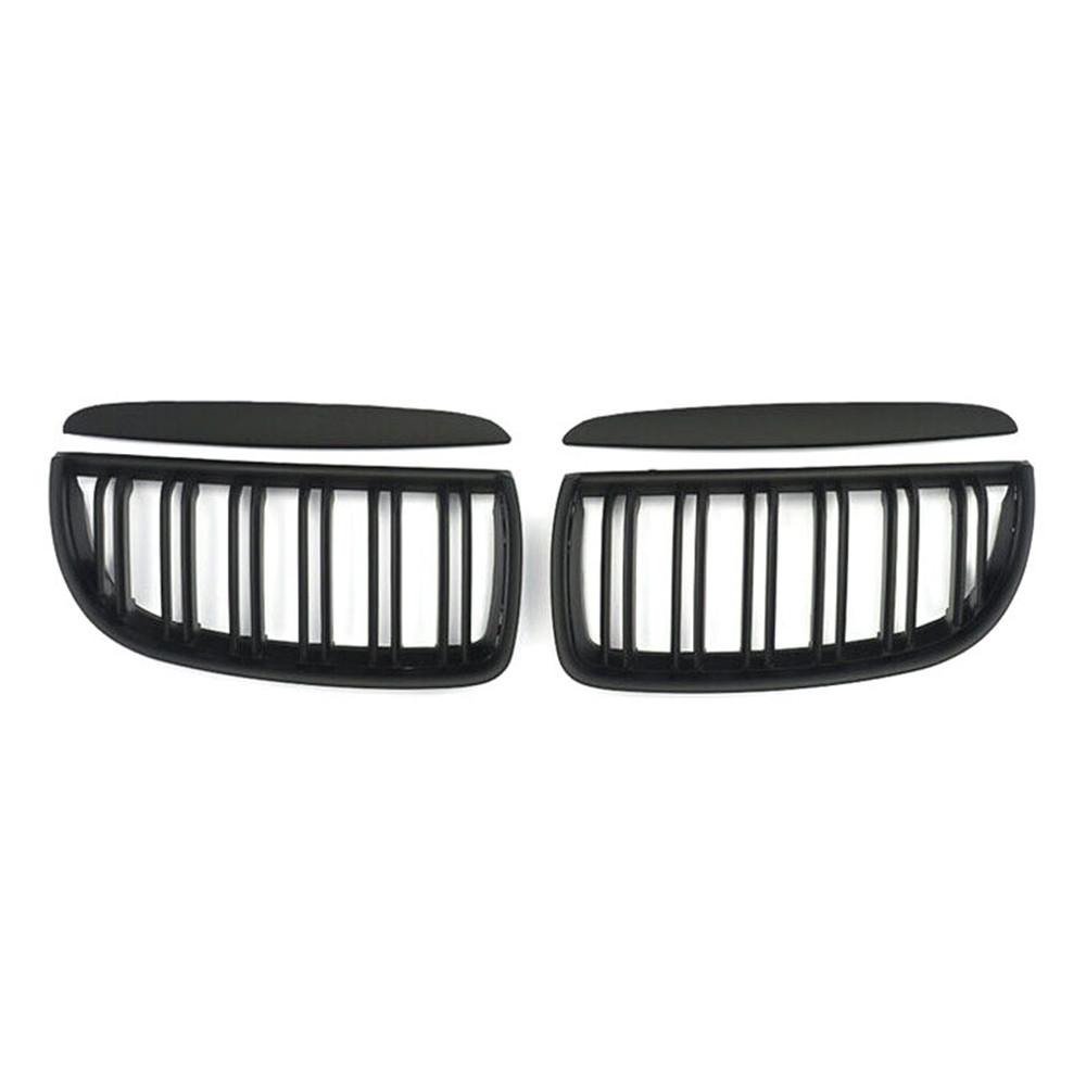 For BMW 3 Series E90 E91 328i 330i 335i Pre-LCI 2005-2008 Car Dual Slat ABS Front Kidney Grille Hood Racing Grill Replacement