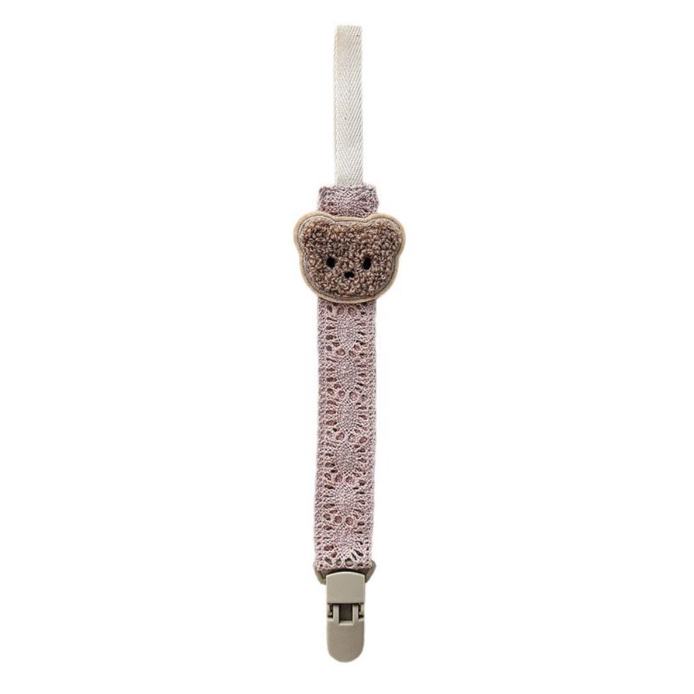 Catena Porta-ciuccio Orsetto Carino Cartone Animato Portatile Anti-caduta Porta-ciuccio Bambino