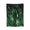Aliens 45th Anniversary Xenomorph Blanket Coral Fleece Plush Textile Decor Space Multi-function  Throw Blanket for Bedding Quilt