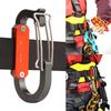 Climbing Hook, Removable Clip, Aluminum Alloy Quick Hanging Hook for Outdoor Climbing, Hiking, 25kg Load Capacity