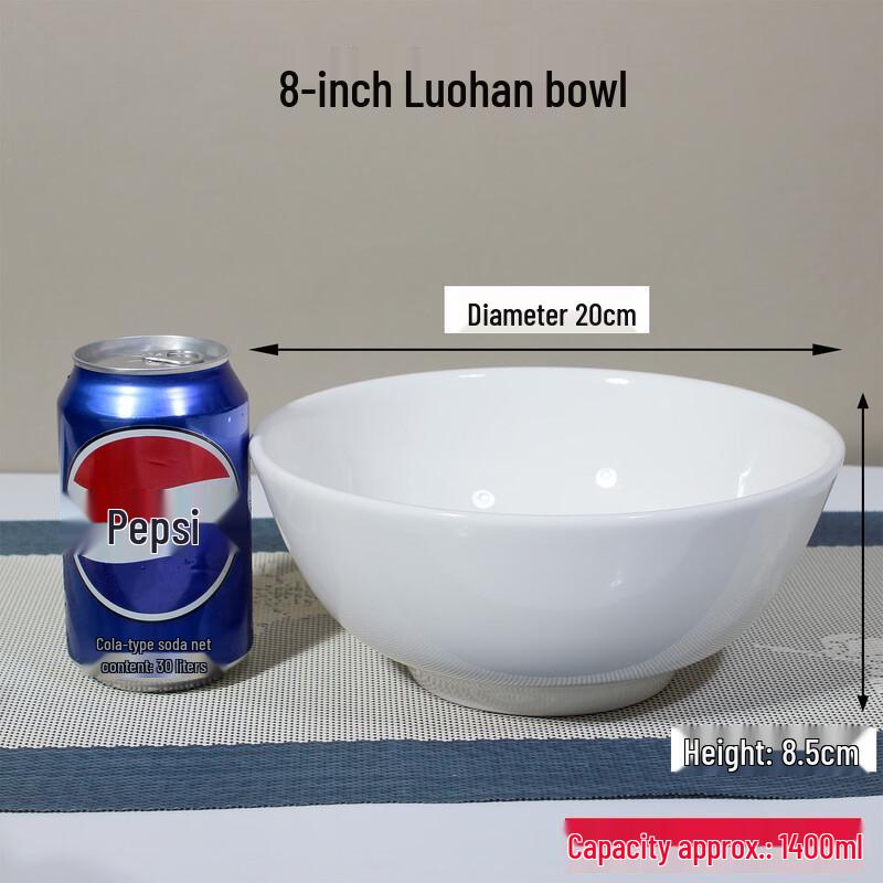 

White Ceramic Restaurant Rice Bowl