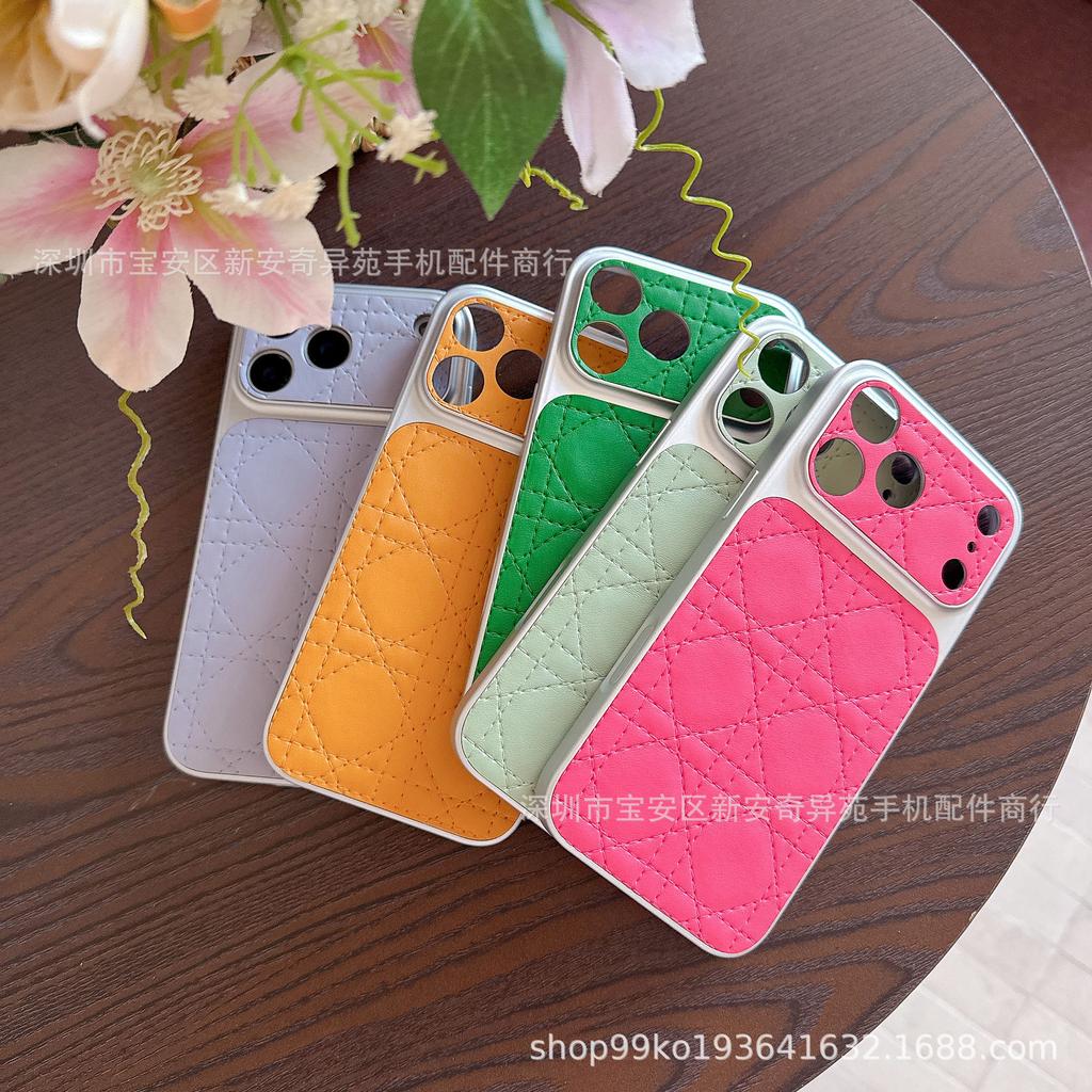 Rhombus Protective Case Is Suitable for iPhone17promax Anti-drop Apple Mobile Phone Case, Which Is Dedicated To iPhone17.