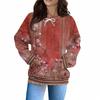 Women's Fashion Daily  Casual Hoodie Long Sleeve Printed Top