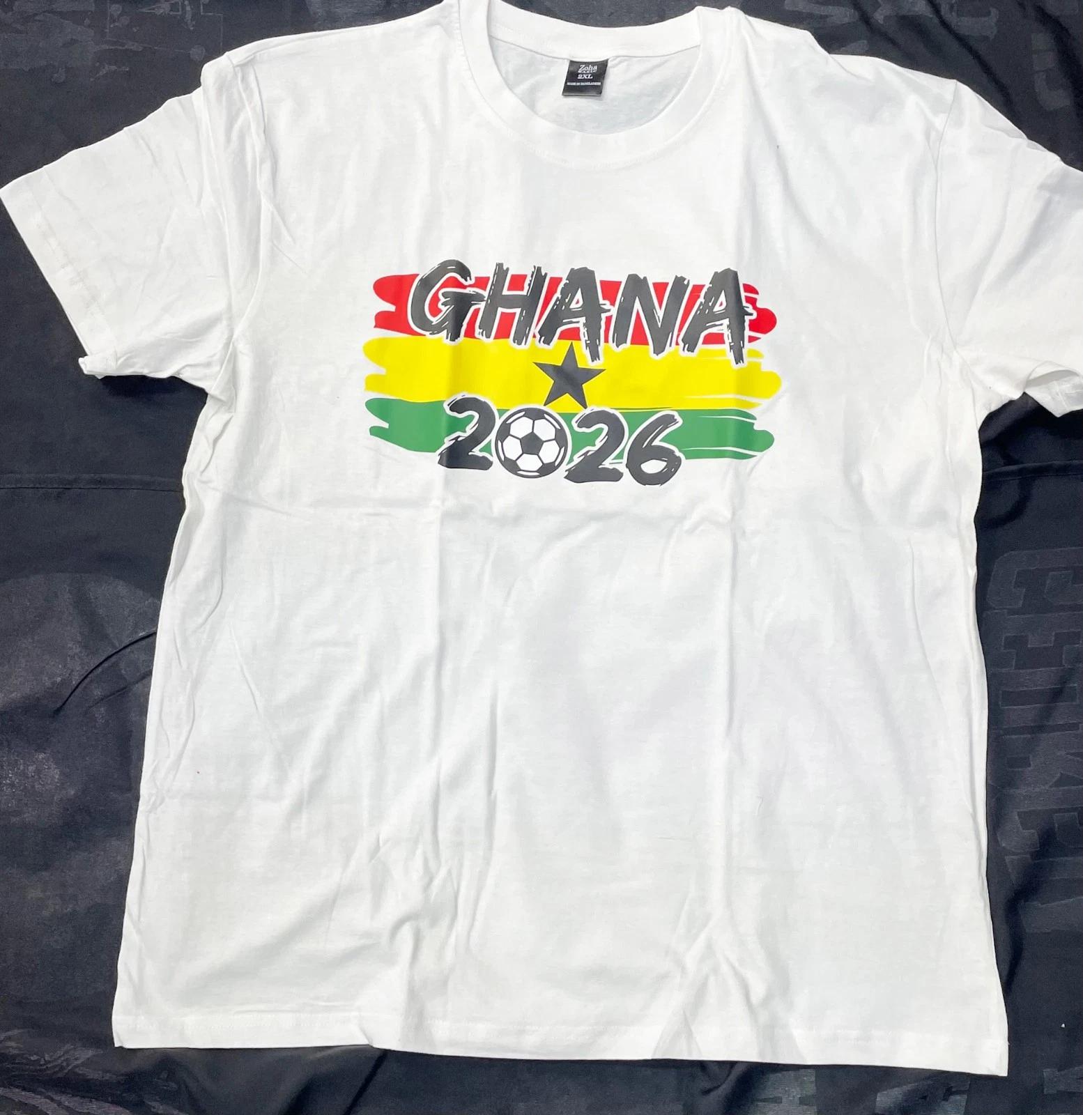 World Cup 2026 Soccer Team Ghana Shirts 2XL
