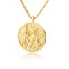 Aphrodite Necklace for Women Gold Color Greek Mythology Goddess Pendant Choker Necklace Goth Jewelry Mothers Day Gift 2024