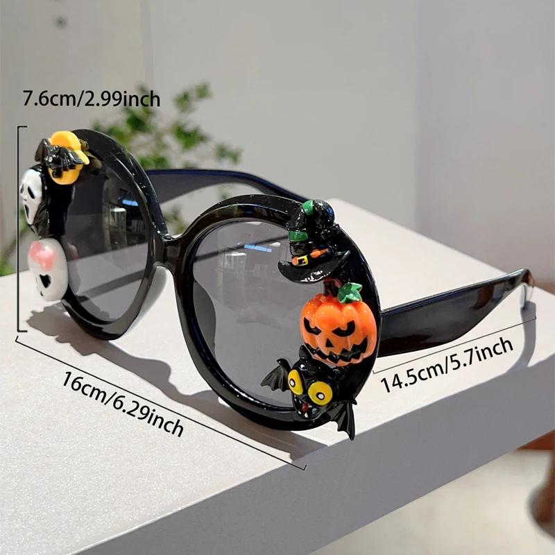 Cute Halloween Party Pumpkin Decor Shades Women Fashion Festival Rave Prop Sunglasses Funny Cartoon Design Sun Glasses