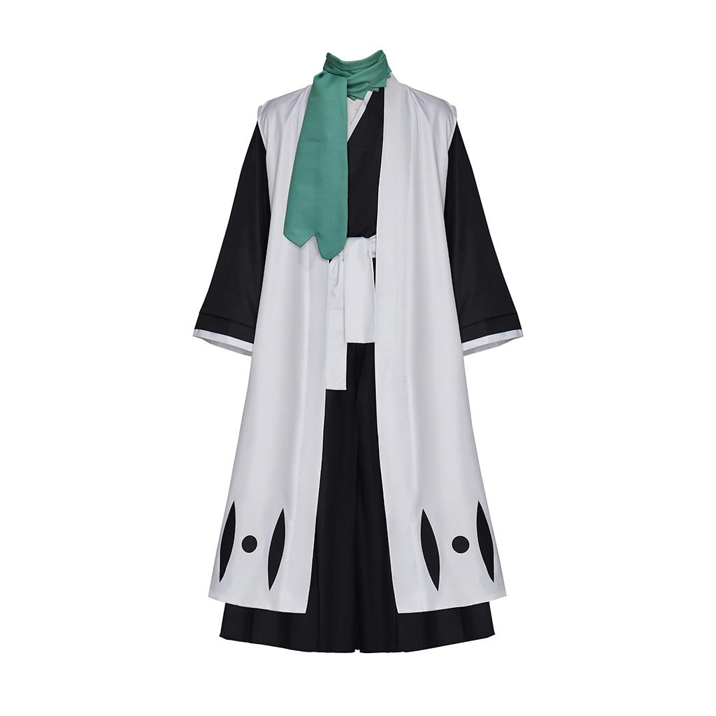 Anime Hitsugaya Toushirou Cosplay Fighting Kimono Outfit Men's Halloween Death Divisi 10th Captain Toushirou Hitsugaya Suit