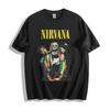 Nirvana Band T-Shirt - Lebendiges Pop-Art Trio Design Unisex T-Shirt