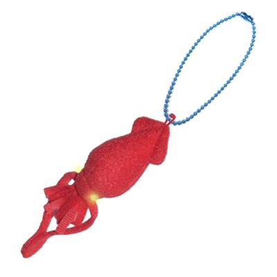 Sualtı Yürüyüşü Arkadaş Maskot Anahtarlık Maskot Askısı Bilyalı Zincir Peluş Balık (Dev Mürekkep Balığı)