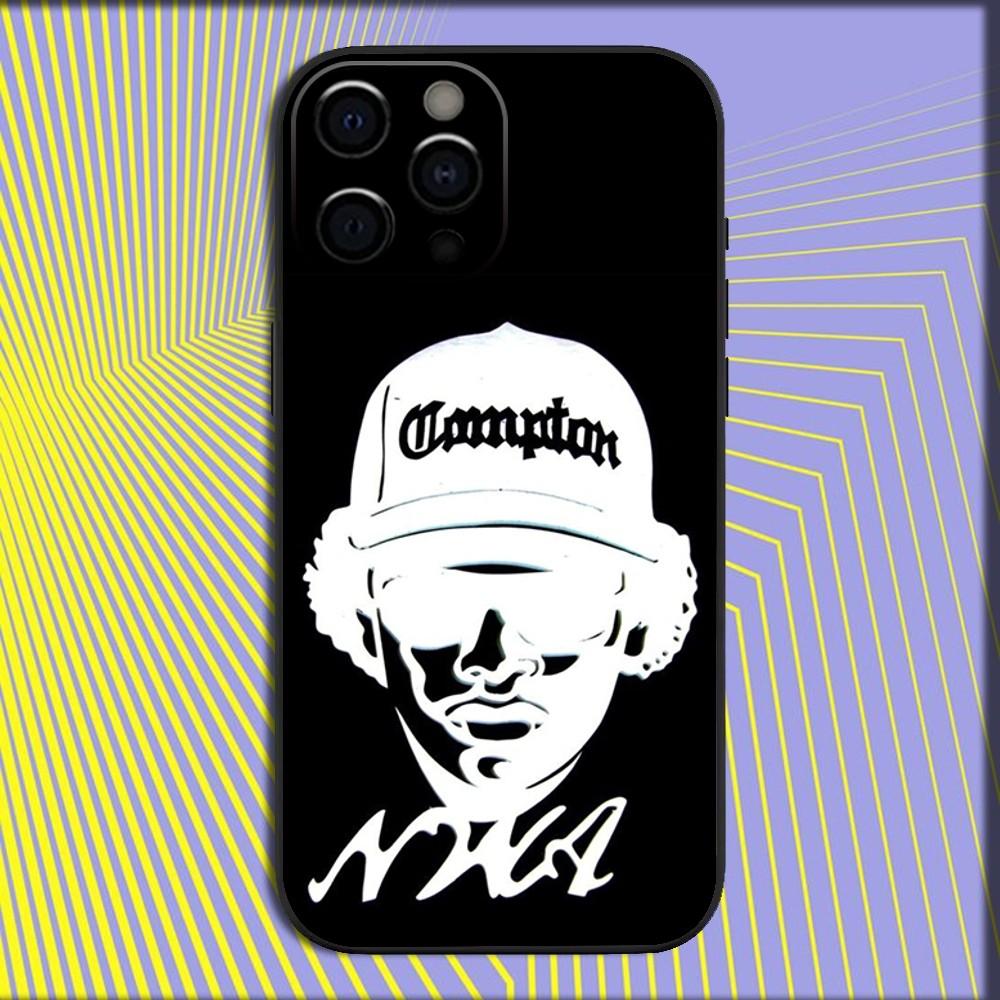 Rapper E-Eazy E Phone Case For iPhone 16,15,14,13,12,11,Pro,X,XS,Max,XR,Plus,Mini Soft Black Cover