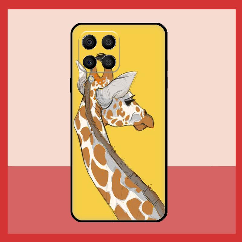 Cute Cartoon Giraffe Case For Samsung Galaxy M52 M32 M53 M16 M11 M21 M31 M35 M12 M13 M14 M15 M36 M56 M55 M34 M54