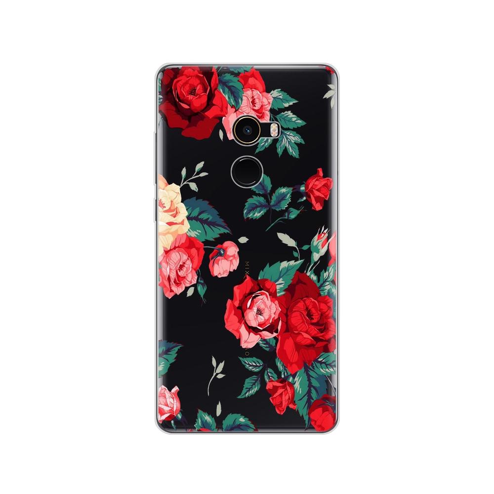 Pouzdro pro Xiaomi Mix 2 Soft Silicon TPU Pouzdro pro Xiaomi Mi Mix 2 Mix2 Zadní kryt Ochranný zadní kryt Transparentní Coque Shell