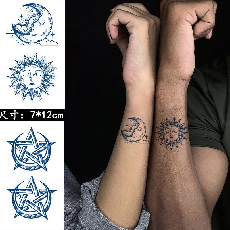 Herbal Juice Tattoo Sticker, Back Of Hand Juice Semi-Permanent Tattoo Sticker, Sweat-Proof Tattoo