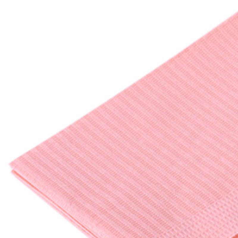 125pcs Disposable Tablecloth Simple Practical Waterproof Leakproof Disposable Table Cover for Nail Eyelash Salon Pink