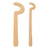 Long Handle Clay Modeling Tool 2PCS Set for Smooth Wheel Throwing and Sculpting