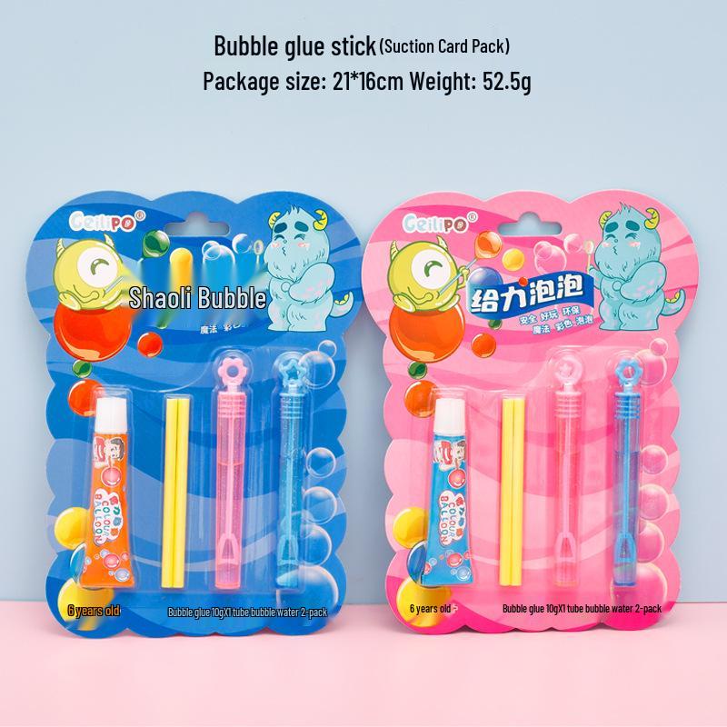 Buntes Kaugummi: Sicher & Ungiftig Seifenblasen Blasen für Kinder - Pädagogischer & Kreativer Spaß als Geschenk