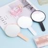 Round Handle Beauty Makeup Vanity Mirror - Portable Mini Handheld Mirror