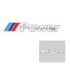 3D Metal Car Badge Body Trunk Decor Sticker Auto Modification Accessorie For M BMW Power E90 E92 E93 F20 F21 F30 F31 F32 E60 E39 jbzh05