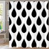 1 pc Modern Minimalist style Shower Curtains With Hooks Bathroom Curtains , Printing Shower Curtain Home Decoration Curtain