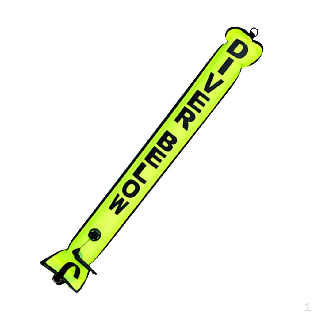 

4ft High Visibility SMB Safety Sausage with Oral Inflator Fluo Green
