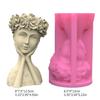 Silicone Mold Flower Wreath Girl Flower Pots Molds Succulent Planter Vase Exploy Casting Mould Home Decorations Crafts