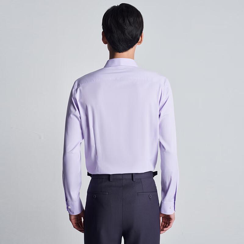 Baoxiniao Men's Wrinkle-Resistant Formal Long-Sleeve Shirt