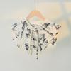 Floral Pattern Fake Collar Shawl Print Vintage Poncho Cape Detachable Fake Collar Capelet  Female